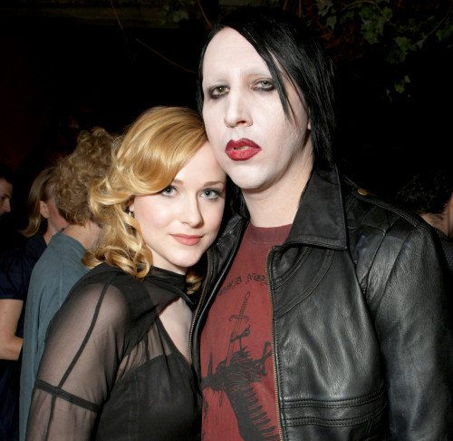 1.Evan Rachel Wood and Marilyn Manson